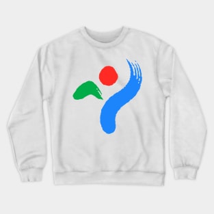 Seoul Korea Flag Design Crewneck Sweatshirt